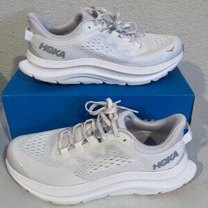 NEW IN BOX Hoka Womens Kawana 2 Running Shoes Sneakers 9.5 White Trainers